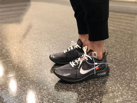 nike zoom fly off white black fake|nike aj4588 100.